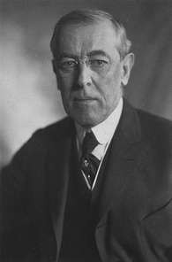 portrait Woodrow Wilson