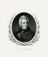 Engraving of President Andrew Jackson