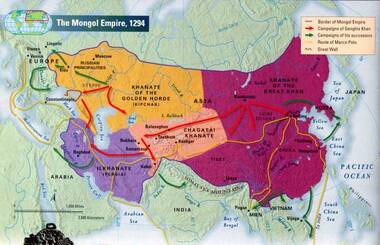 Map of Mongol Empire